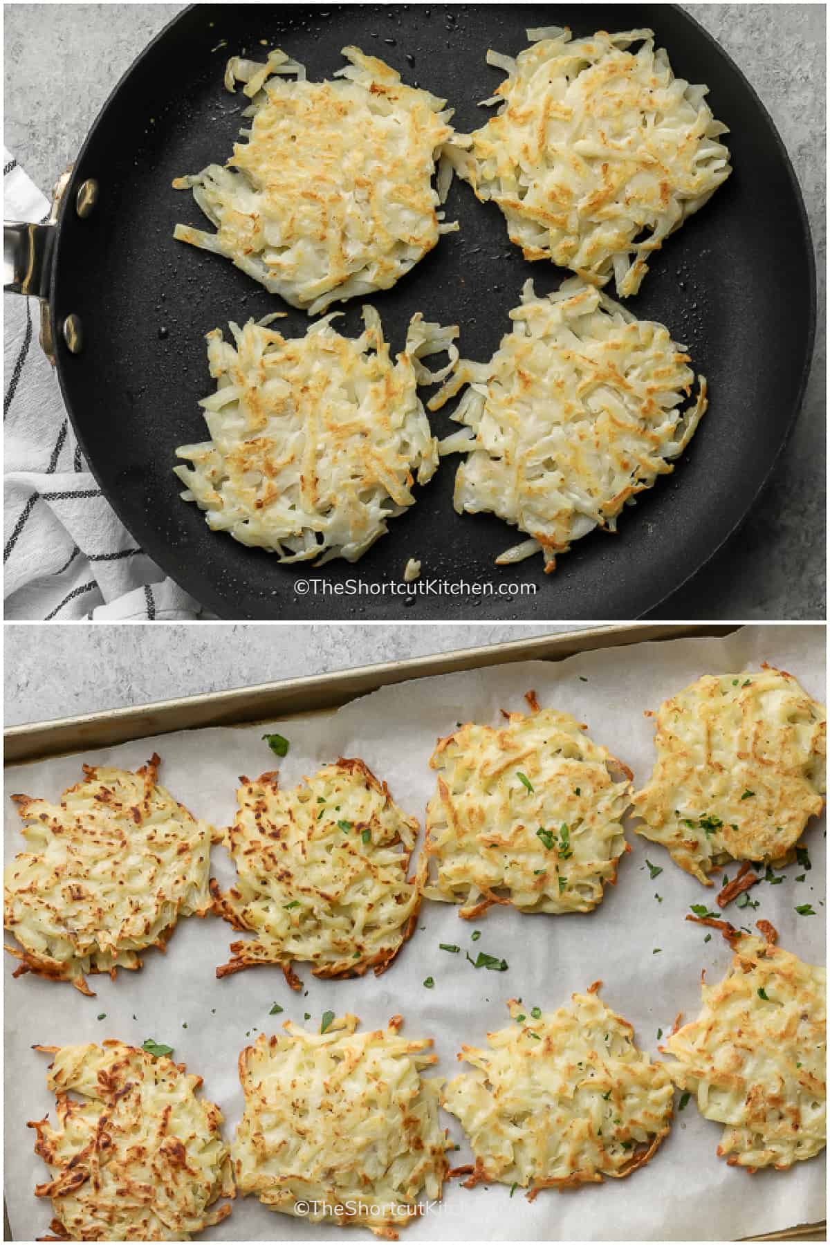 Homemade Hash Brown Patties Just 5 Ingredients The Shortcut Kitchen