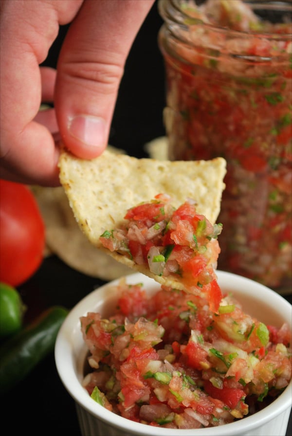 Homemade Hot Salsa Fooduzzi