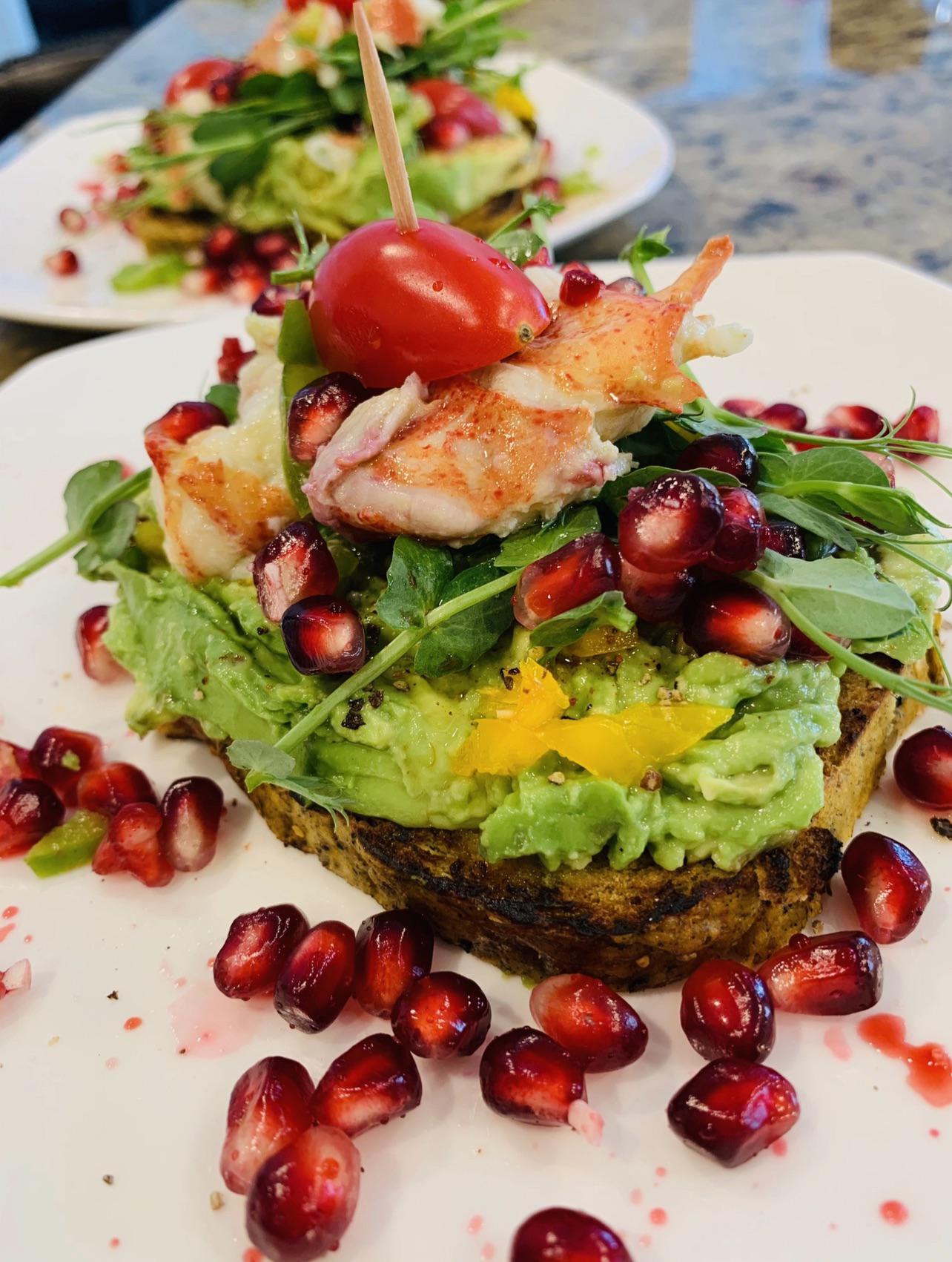 Homemade Lobster Avocado Toast R Foodporn