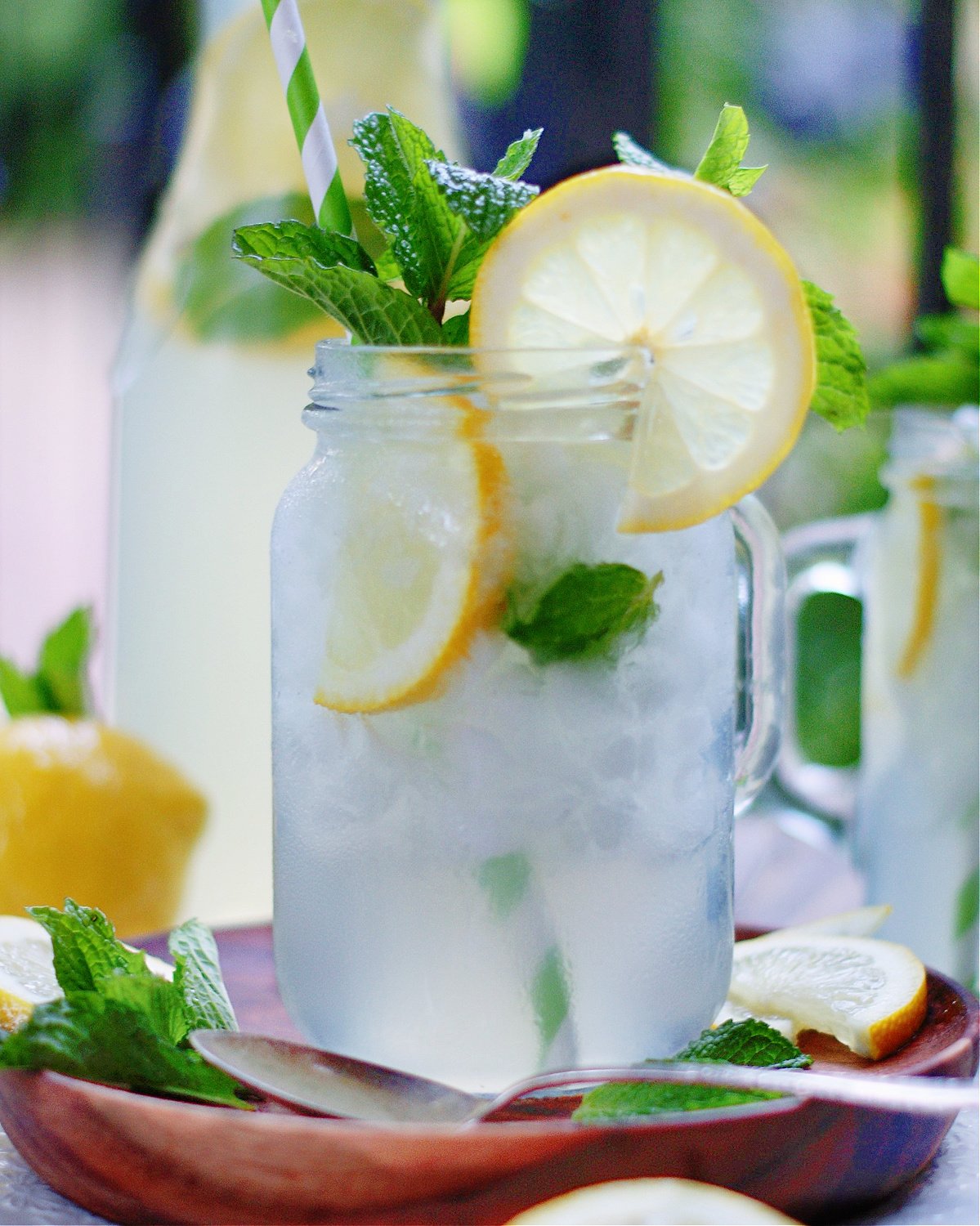 Homemade Mint Lemonade Mint Refresher Pudina Sherbet Refreshing