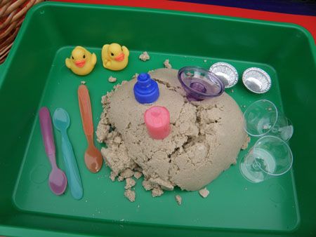 Homemade Moon Sand For Kids Homemade Moon Sand Moon Sand Kinetic Sand