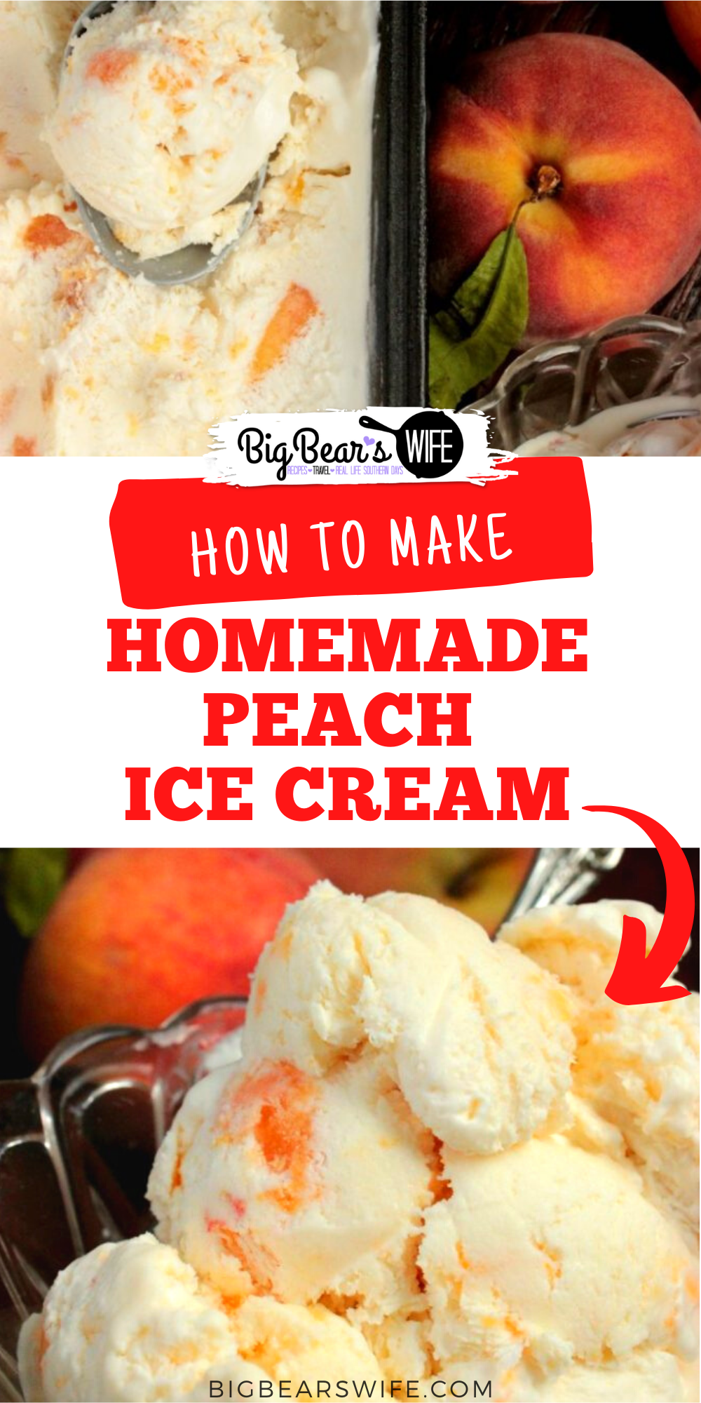 Homemade Peach Ice Cream Artofit