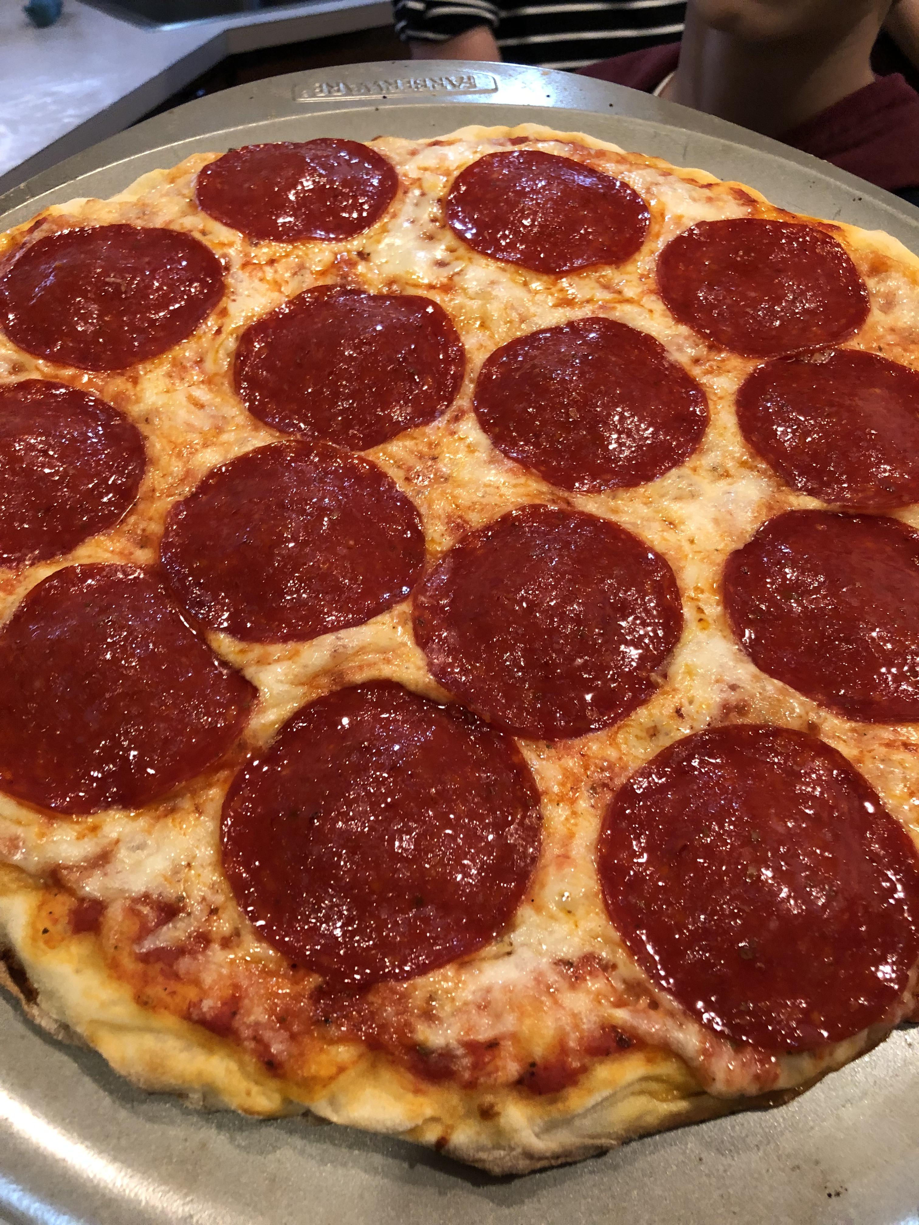 Homemade Pepperoni Pizza R Food