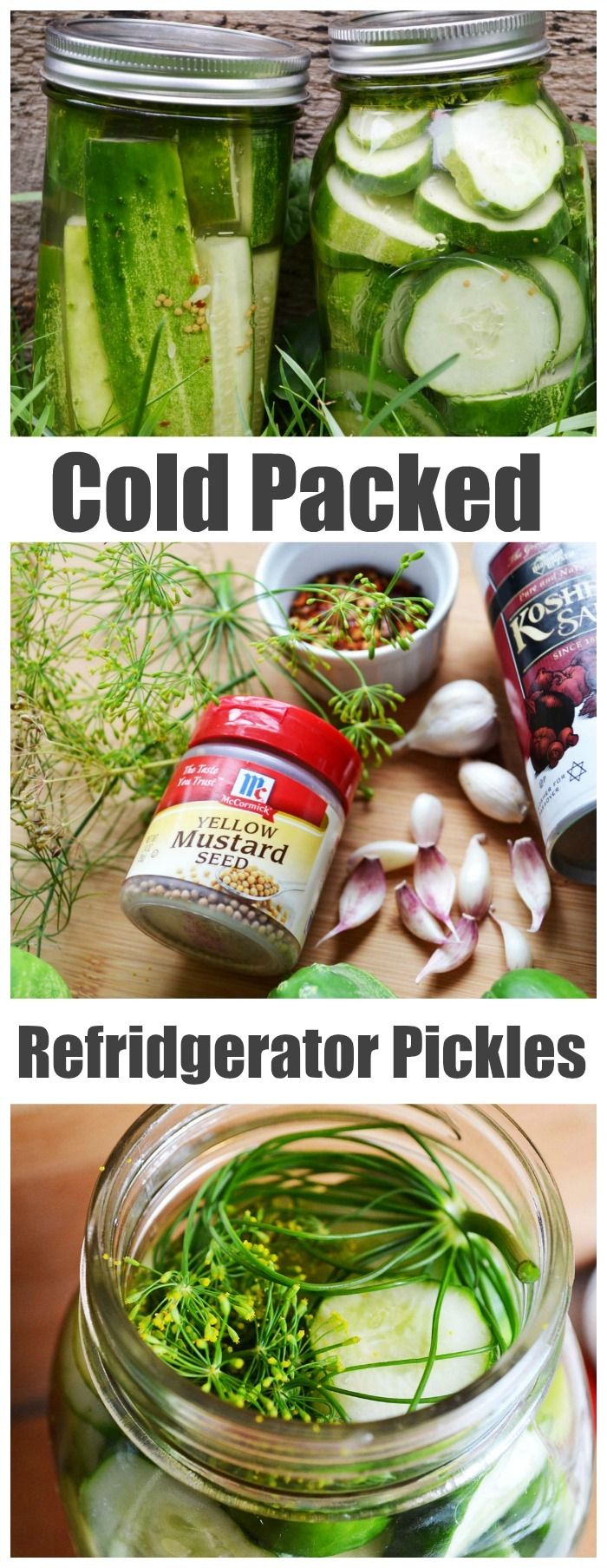 Homemade Pickles Recipe Using The Cold Packed Method Easiest Way