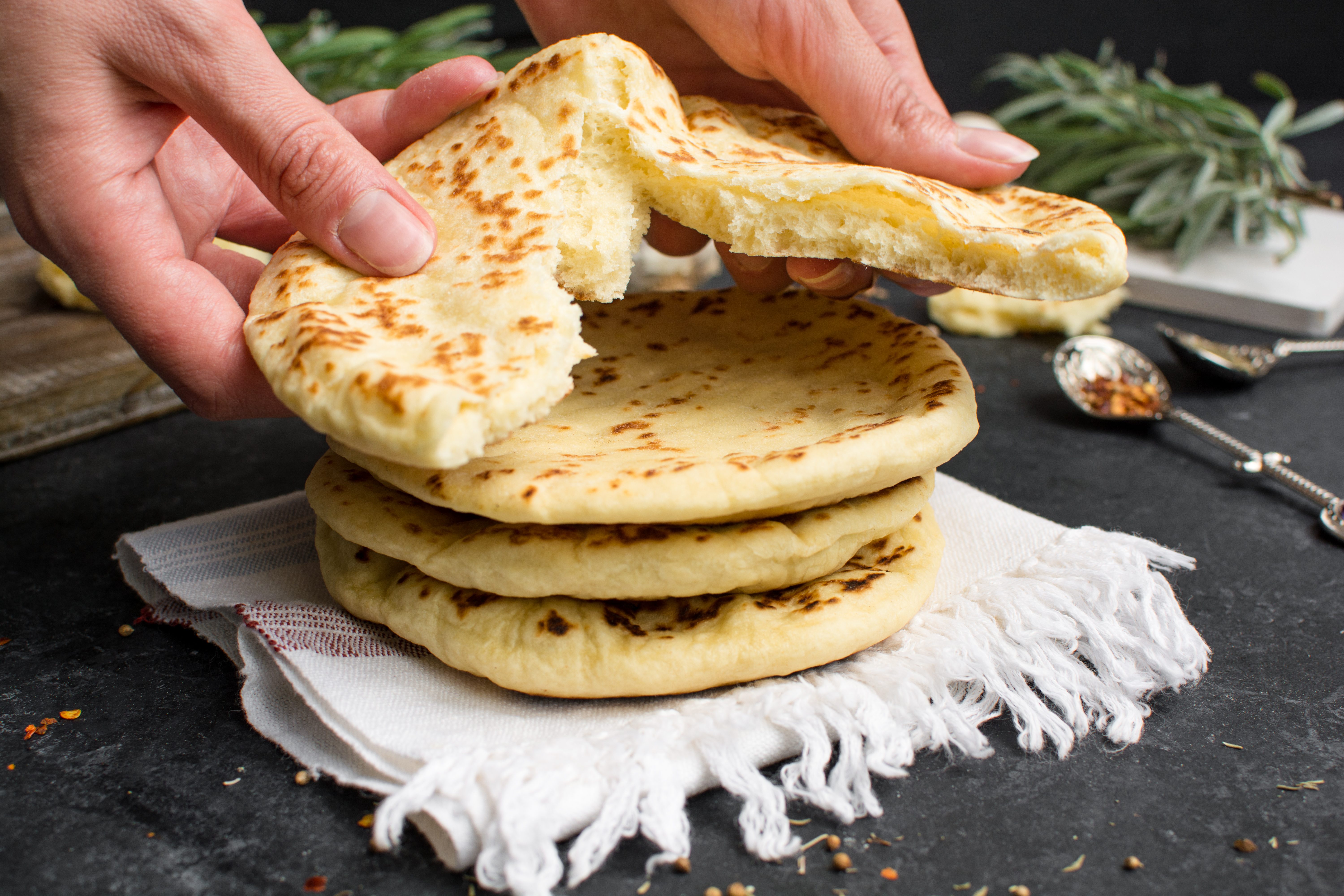 Homemade Pita Bread Fluffy Easy And So Delicious