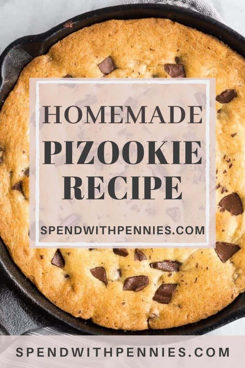 Homemade Pizookie Recipe Great With Ice Cream Spend With Pennies