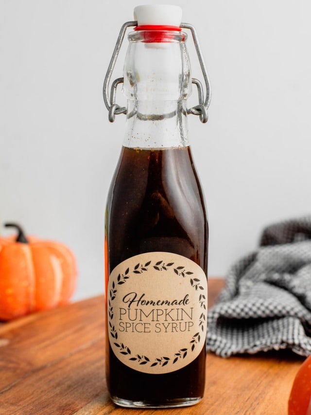 Homemade Pumpkin Spice Syrup Midwest Nice