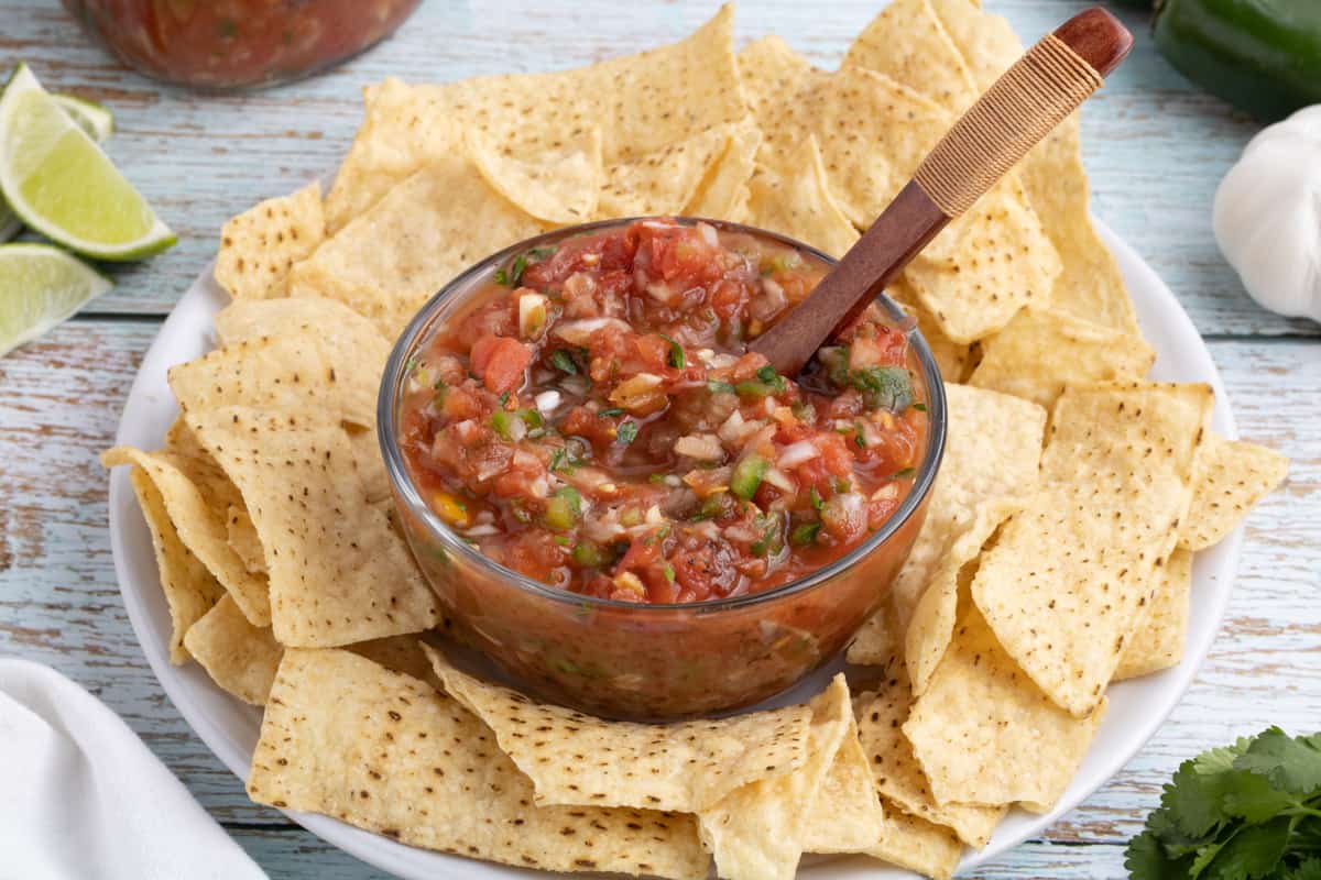 Homemade Quick And Easy Salsa Recipe 365 Days Of Baking