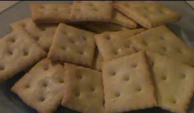 Homemade Saltine Crackers Recipe Little House Living