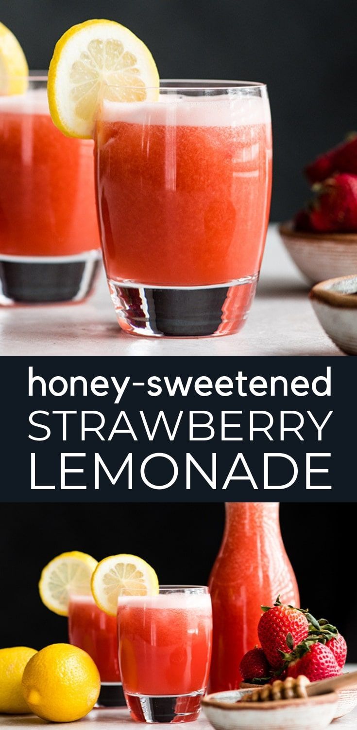 Homemade Strawberry Lemonade Recipe Recipes Refreshing Drinks Summer Drinks Fun Drinks