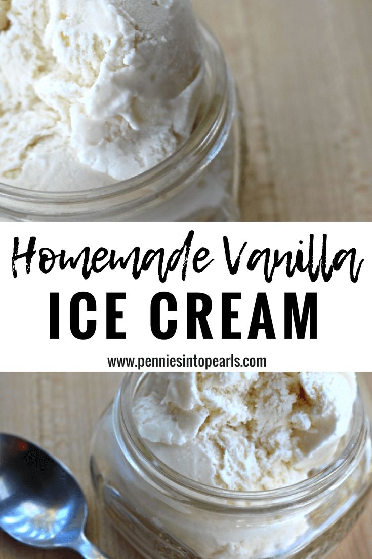 Homemade Vanilla Ice Cream