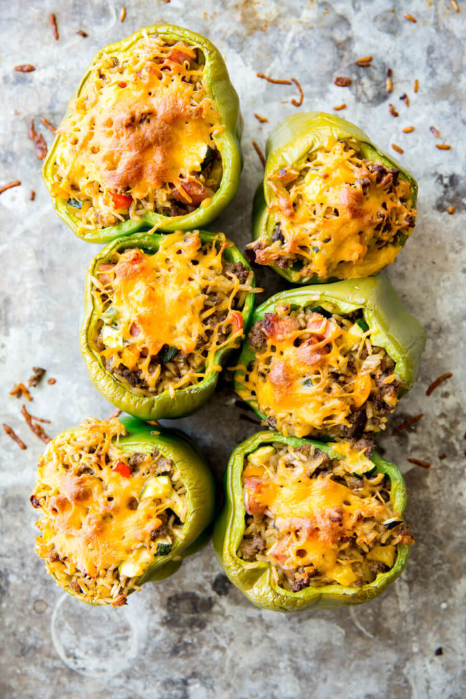 Homestyle Recipe For Mini Stuffed Peppers Bell Peppers With A Hearty Rice Ground Meat And