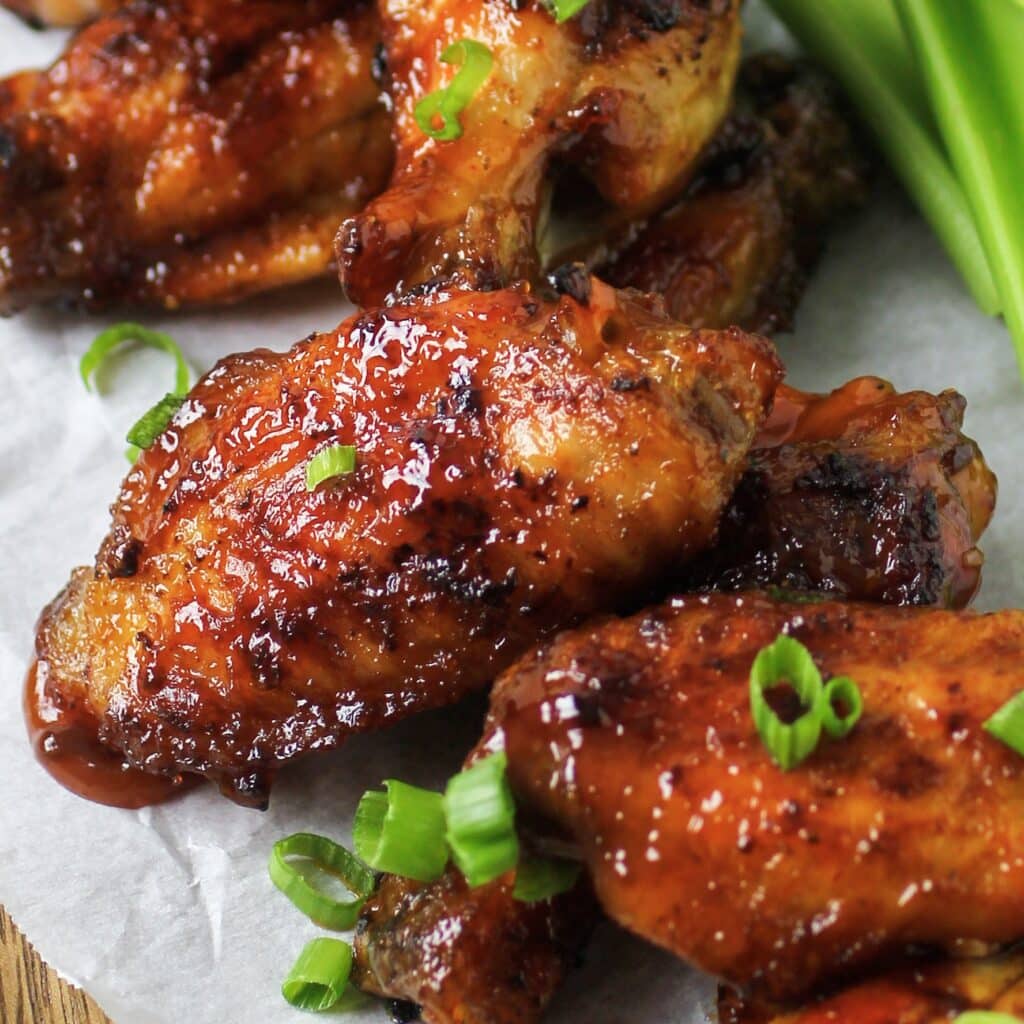 Honey Bourbon Baked Wings Cooking Up Memories