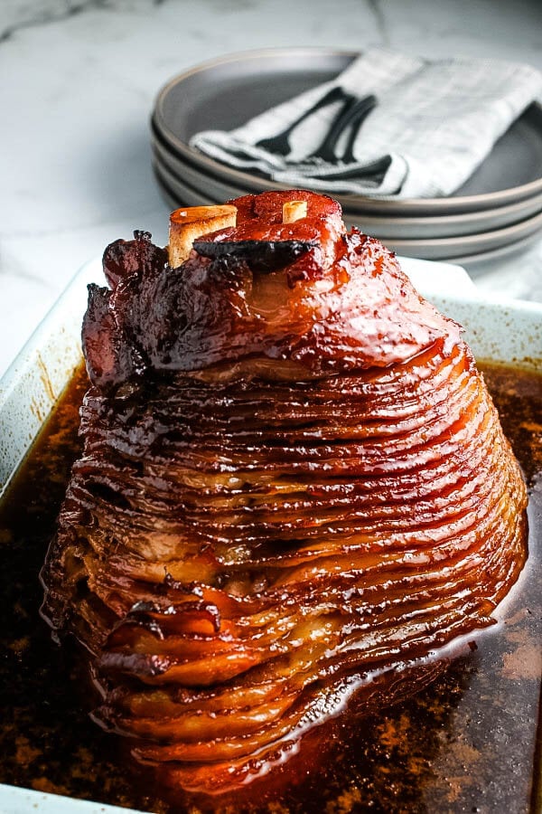 Honey Brown Sugar Ham Glaze Recipe Easy Plus When To Glaze The Kitchn