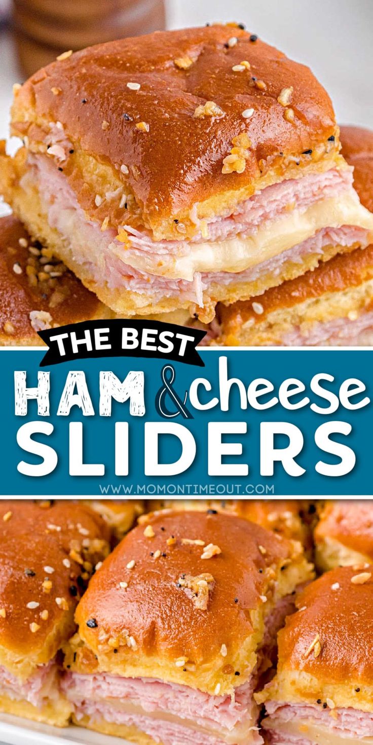 Hot Ham And Cheese Sliders Recipe Mom On Timeout