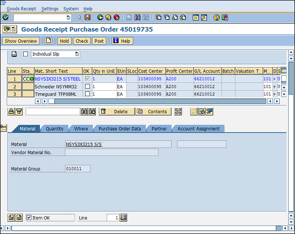 How To Create Goods Receipt In Sap Migo Mb1c Mb03