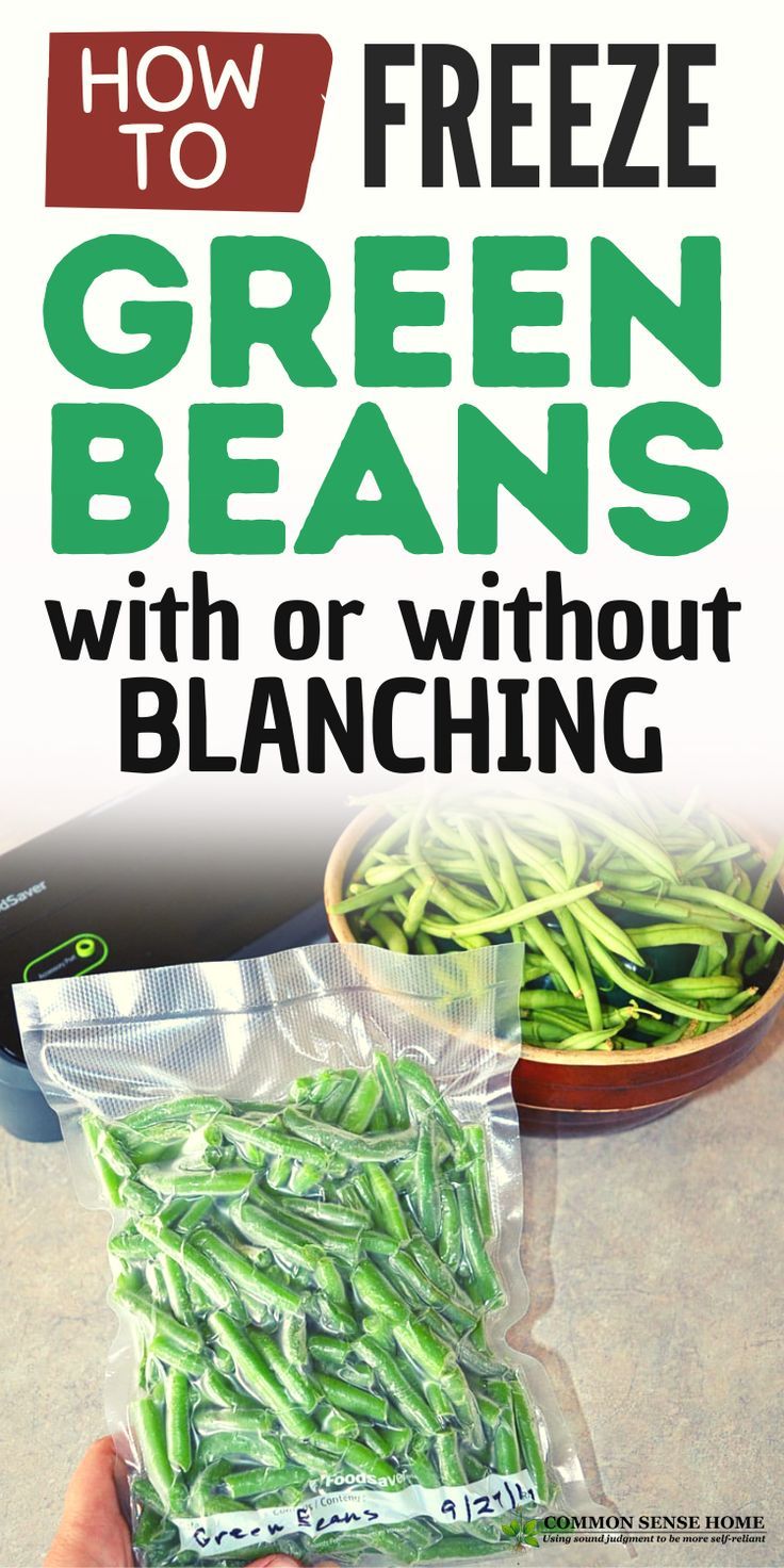 How To Freeze Green Beans A Step By Step Tutorial Recipe Green