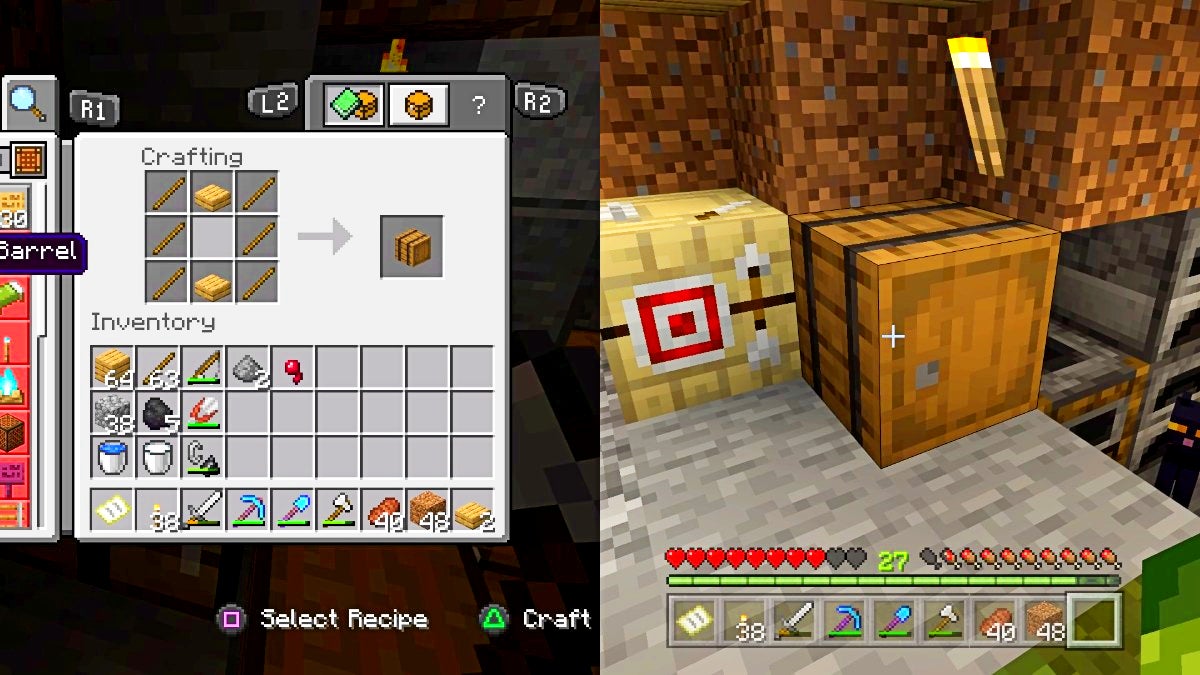 How To Make A Barrel In Minecraft Vgkami