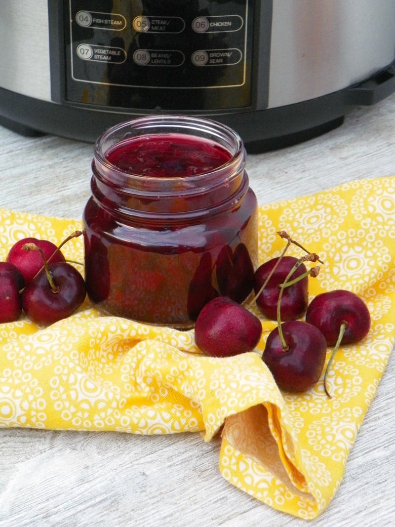 How To Make A Super Simple Instant Pot Cherry Jam Recipe Recipe