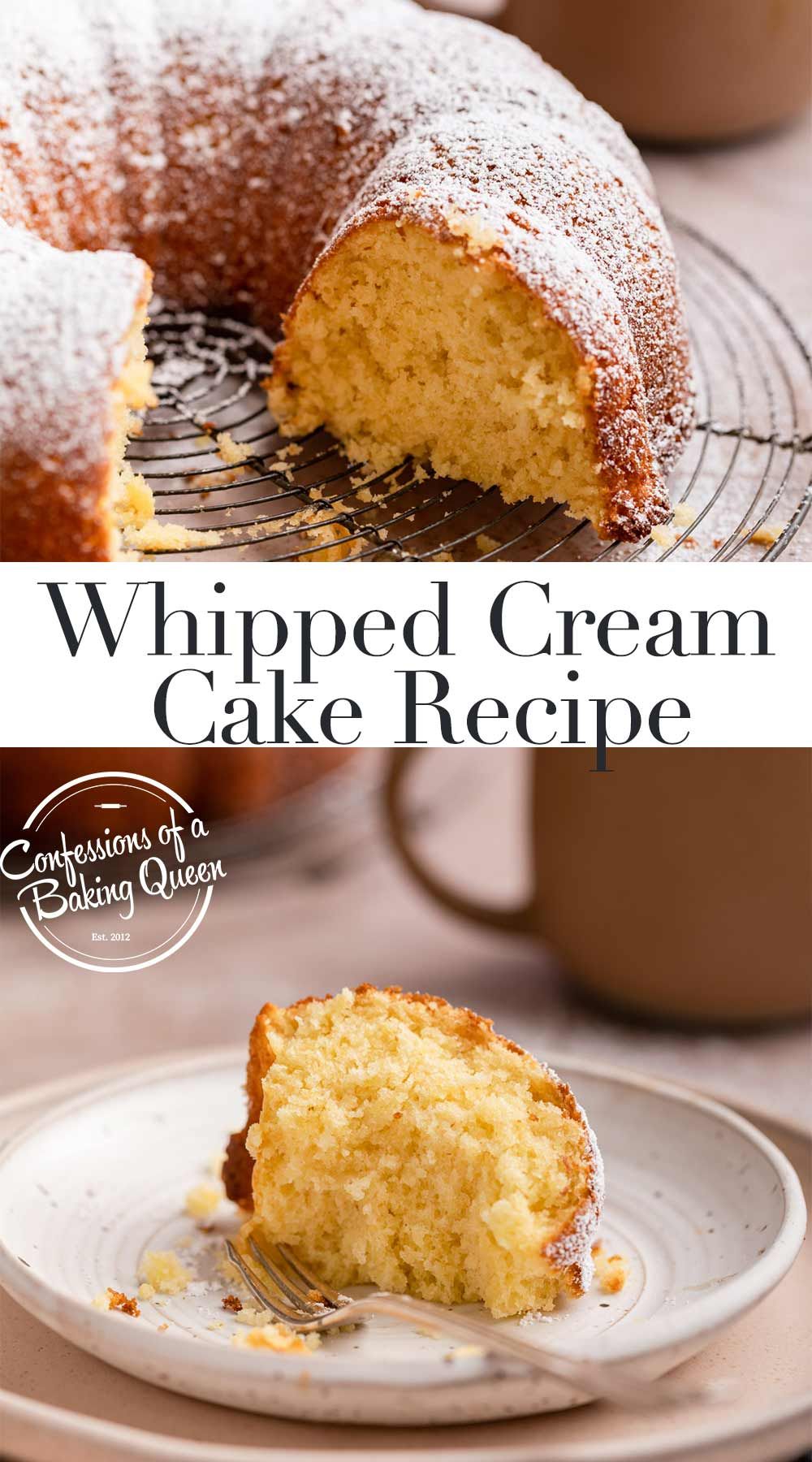 How To Make Cake With Whipped Cream Icing Easy Whipped Cream Recipe