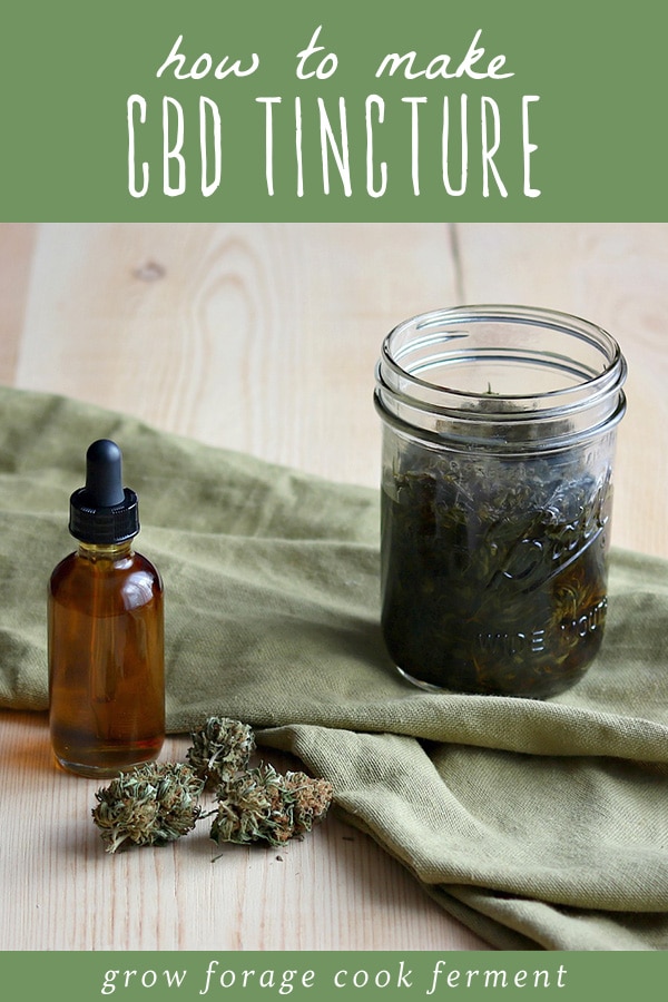 How To Make Cannabis Cbd Tincture