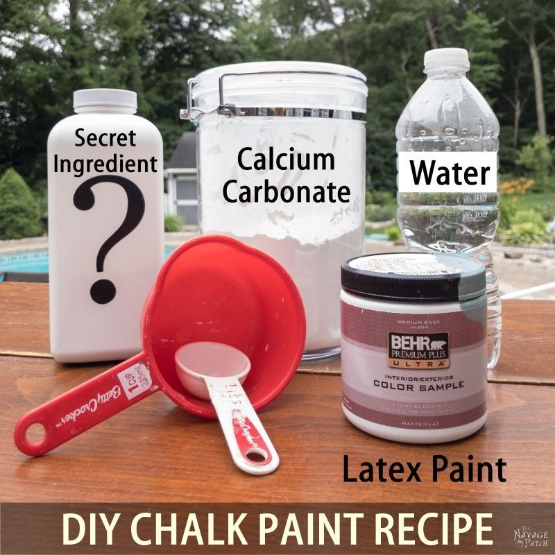 How To Make Chalk Paint The Best Easiest Recipe The Navage Patch