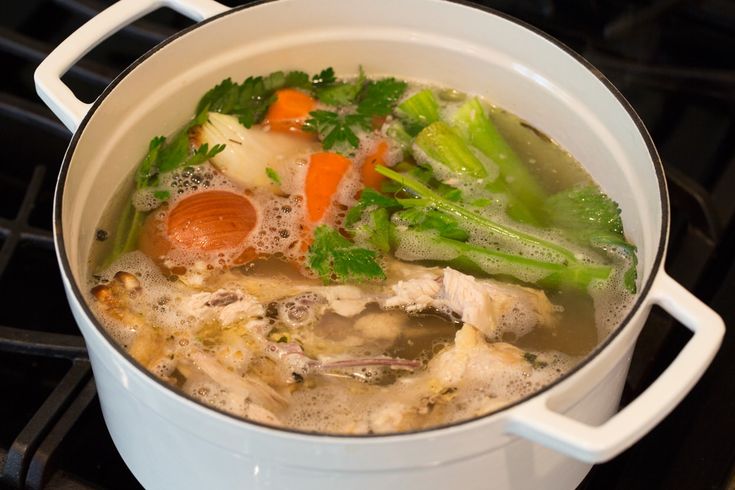 How To Make Chicken Stock Cooking School Food Network