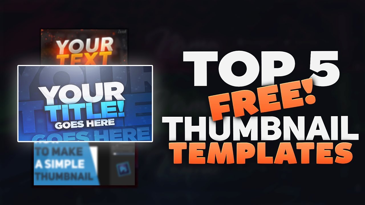 How To Make Custom Thumbnails For Free Youtube