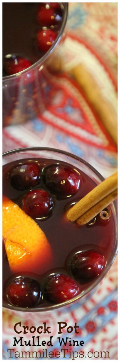 How To Make Easy Crock Pot Mulled Wine Recipe With Cranberries This Slow Cooker Cocktail Recipe