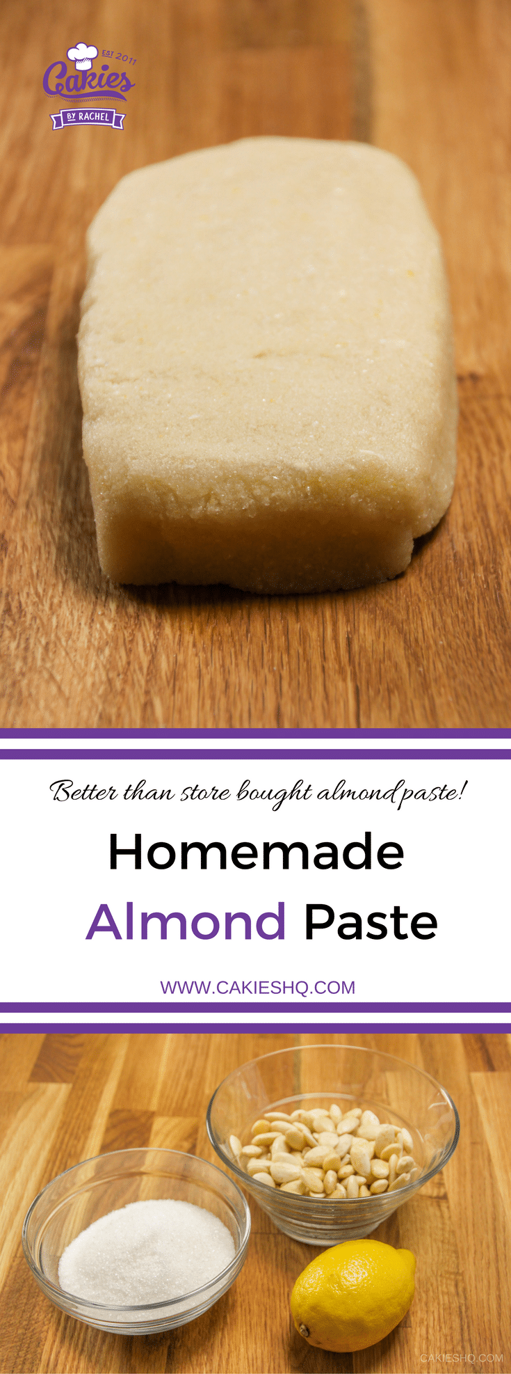 How To Make Homemade Almond Paste 4 Ingredients Almond Paste