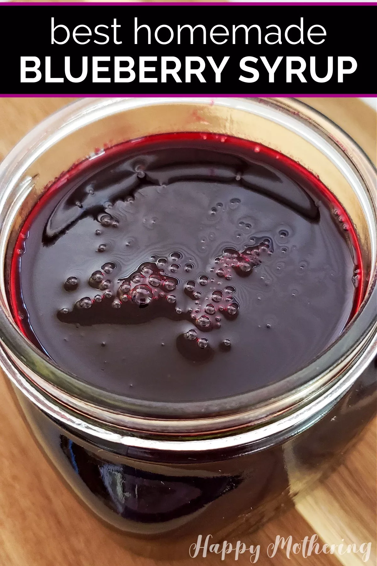 How To Make Homemade Blueberry Syrup Recipe