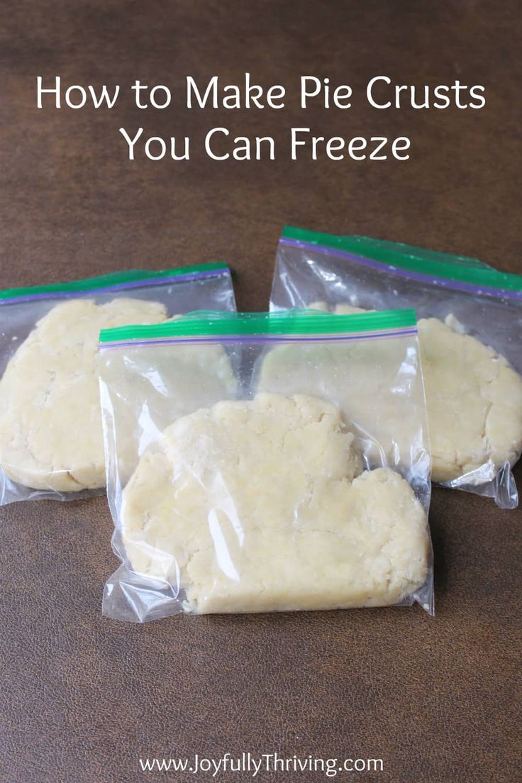 How To Make Homemade Frozen Pie Crust