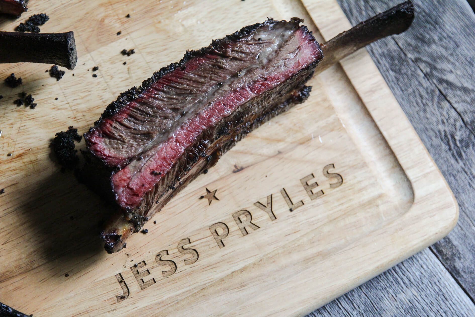 How To Make Huge Smoked Bbq Beef Ribs Jess Pryles