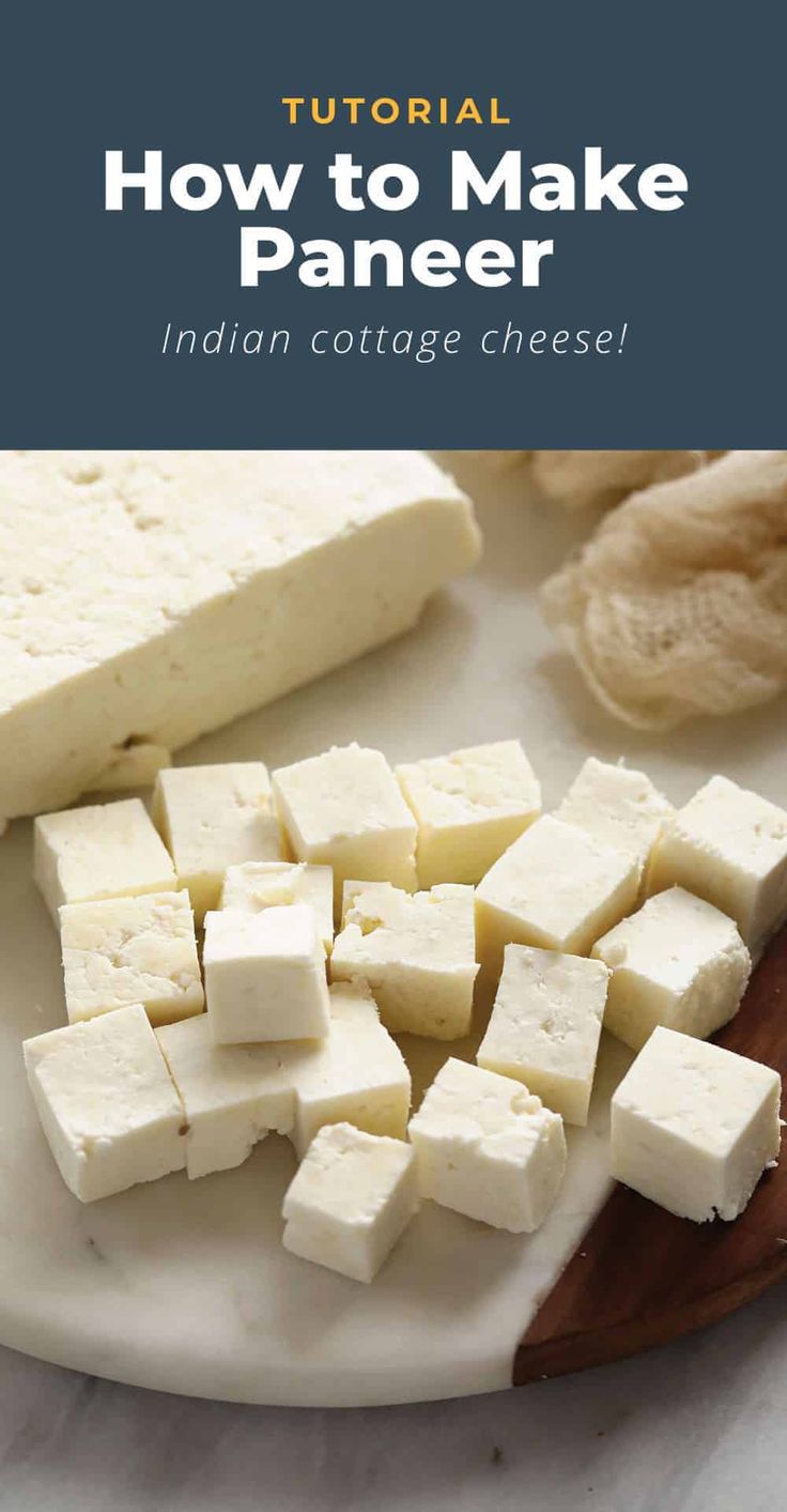 How To Make Paneer Easy Paneer Recipe Cheese Knees