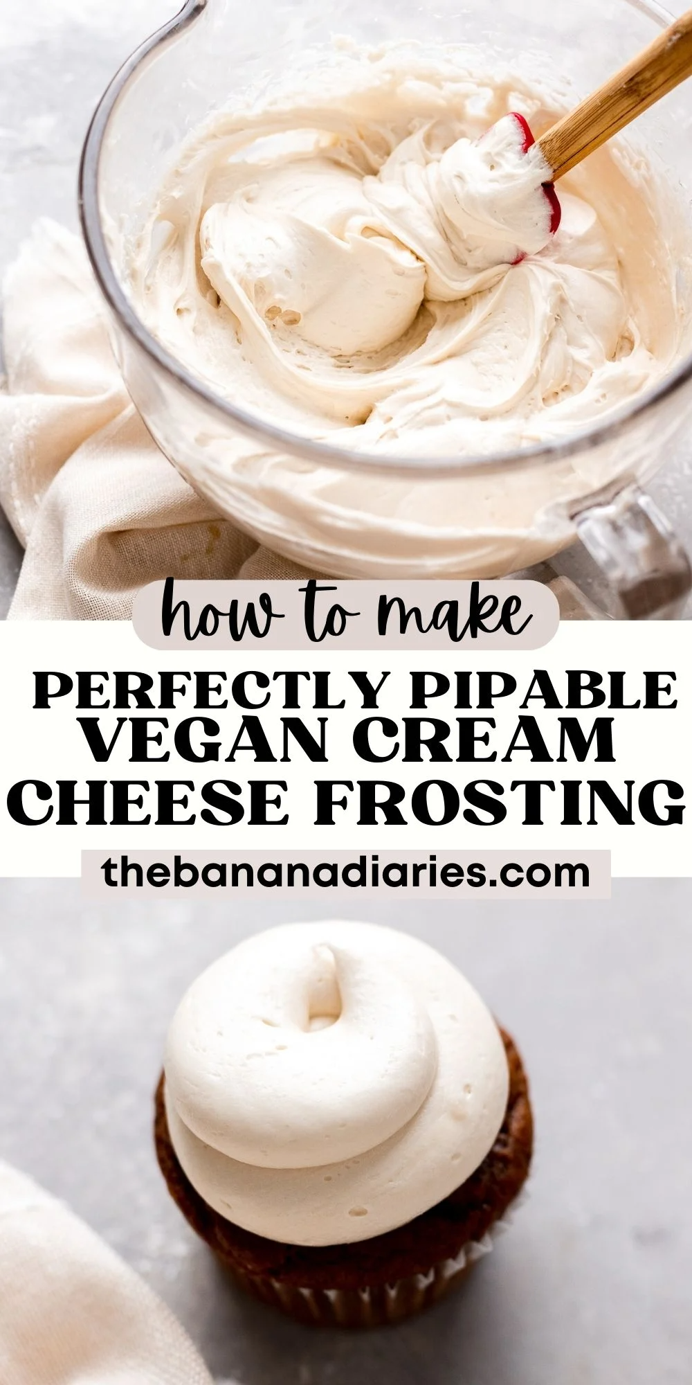 How To Make Pipeable Vegan Cream Cheese Frosting Finally The