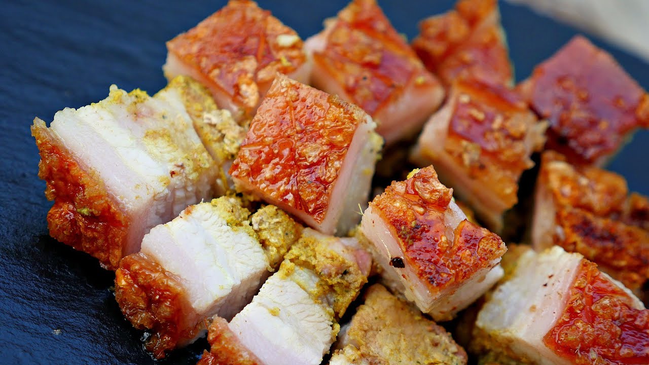 How To Make Roasted Pork Belly With Crispy Skin Lechon Liempo Siu