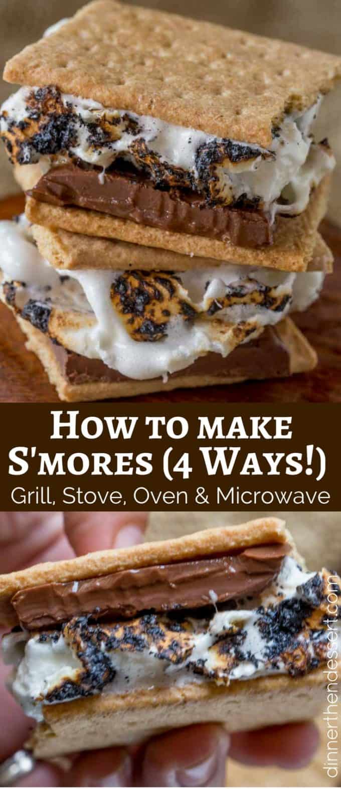 How To Make S Mores 4 Ways Dinner Then Dessert