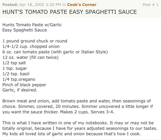 How To Make Spaghetti Sauce Wjrh Tomato Paste Spaghetti Sauce Easy