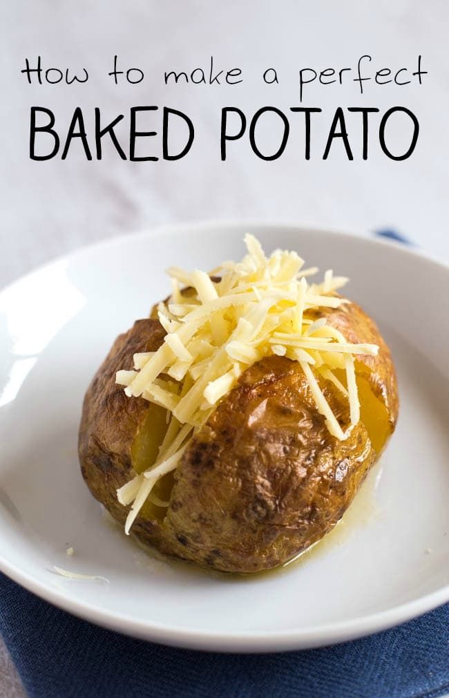 How To Make The Perfect Baked Potato With An Easy Recipe And Step By