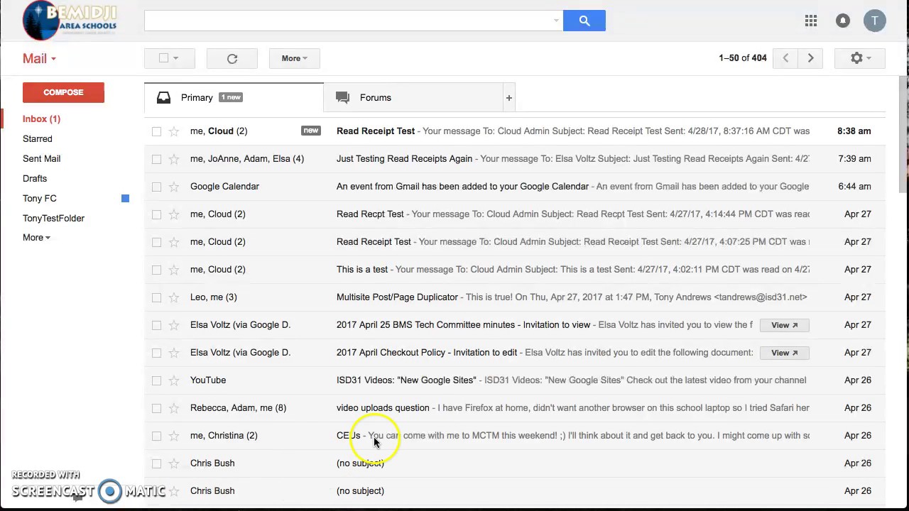 How To Turn On Email Read Receipts In Gmail Youtube