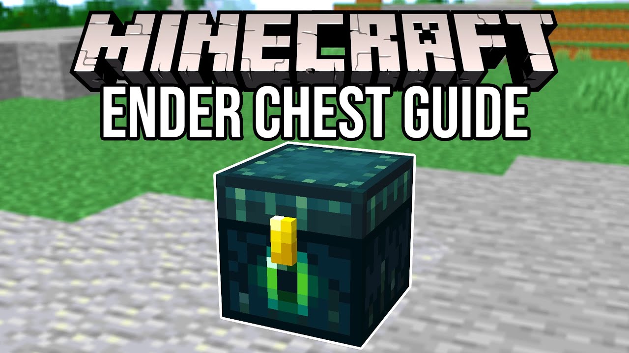 How To Use The Ender Chest In Minecraft Youtube