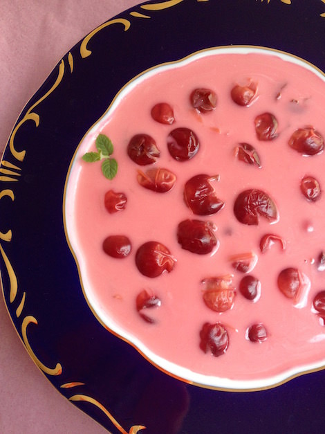 Hungarian Chilled Cherry Soup Meggyleves Cherry Soup Recipe