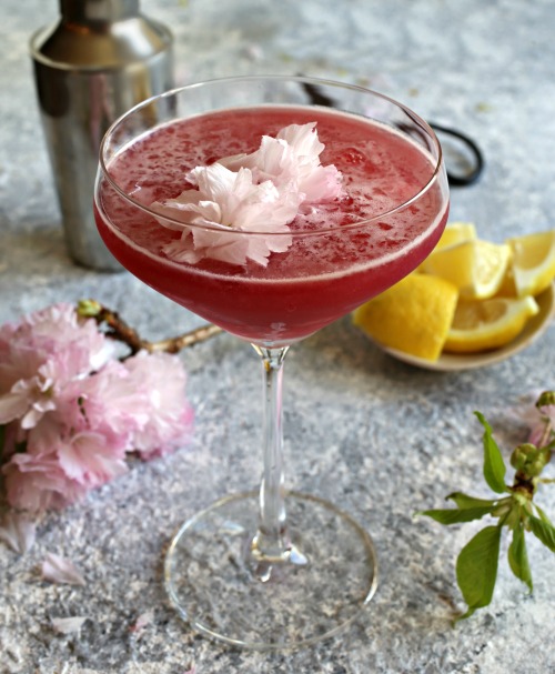 Hungry Couple Cherry Blossom Cocktail