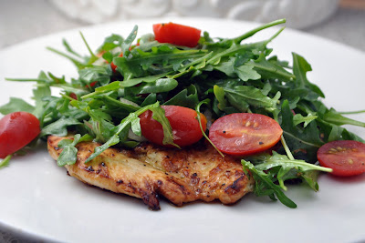 Impeccable Taste Chicken Paillard With Arugula Tomato Salad