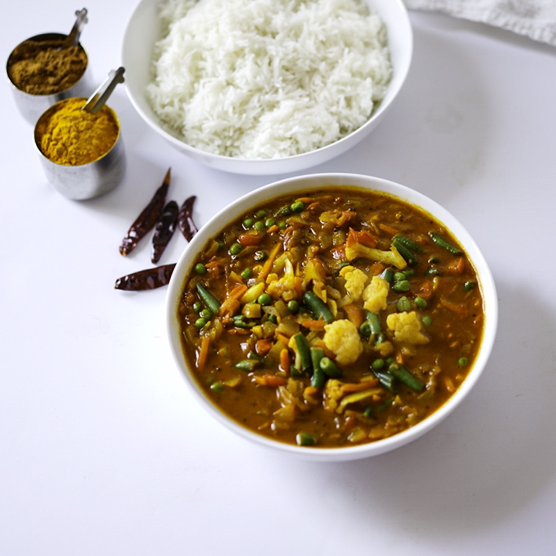 Indian Vegetable Curry Amazing Full Of Flavor And Super Easy