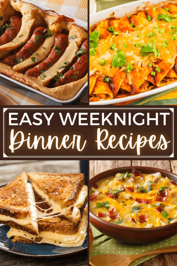 Insanely Easy Weeknight Dinners To Try This Week Dinner Recipes