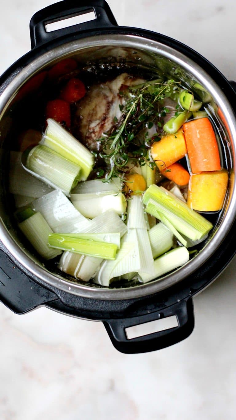 Instant Pot Beef Bone Broth Recipe Rainbow Delicious