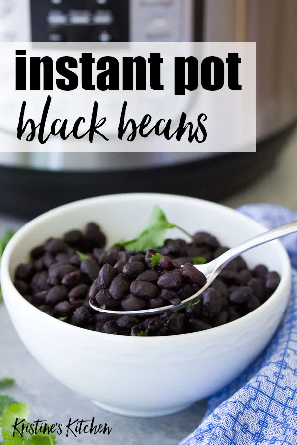 Instant Pot Black Beans Soaked Or No Soak Options