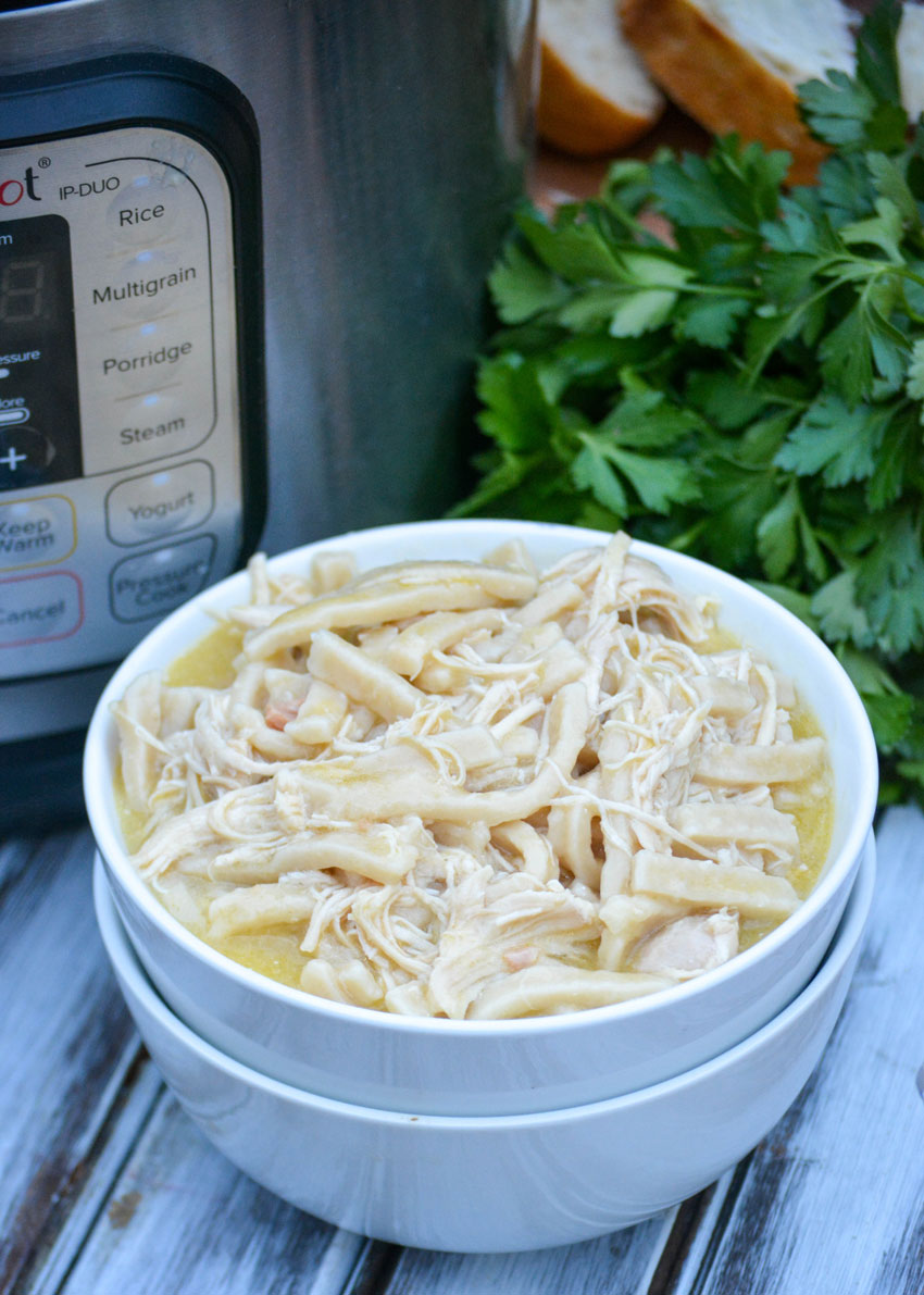 Instant Pot Chicken And Noodles Mj And Hungryman