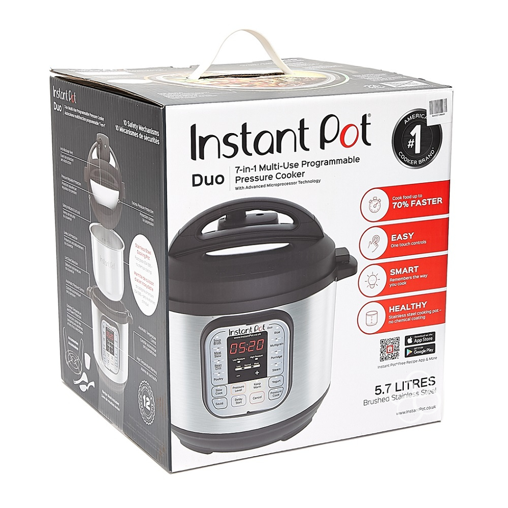 Instant Pot Duo 7 In 1 Multi Use Programmable Pressure Cooker 5 7L